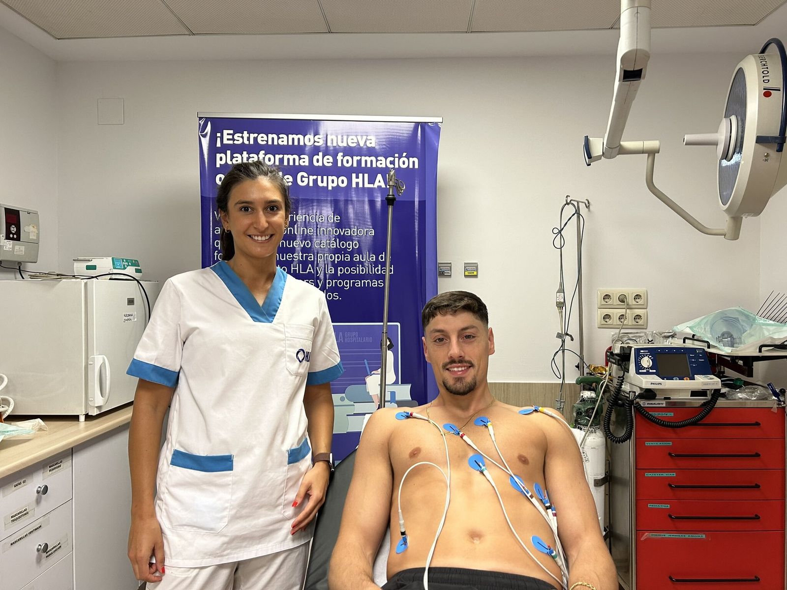 Yiftach Ziv pasó este viernes el reconomiento médico con su nuevo equipo.