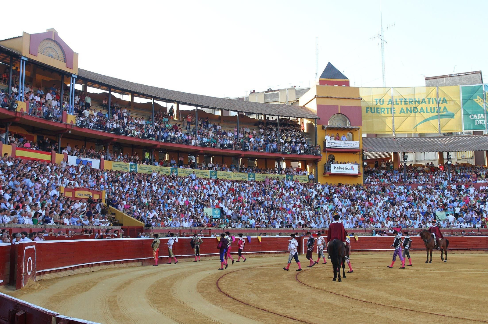 Paseillo de un festejo en la Plaza de Toros de La Merced en años anteriores.