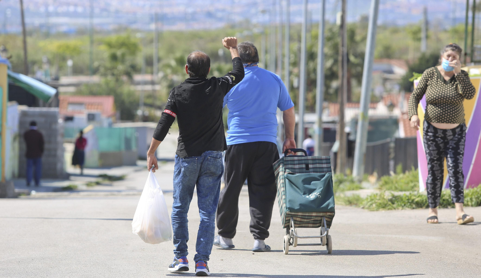 Coronavirus en Los Asperones de Málaga, en fotos