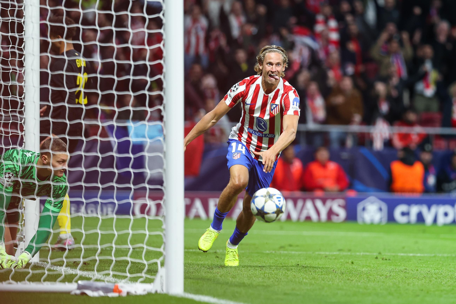 Las imágenes del Atlético de Madrid-Unión Saint-Gilloise