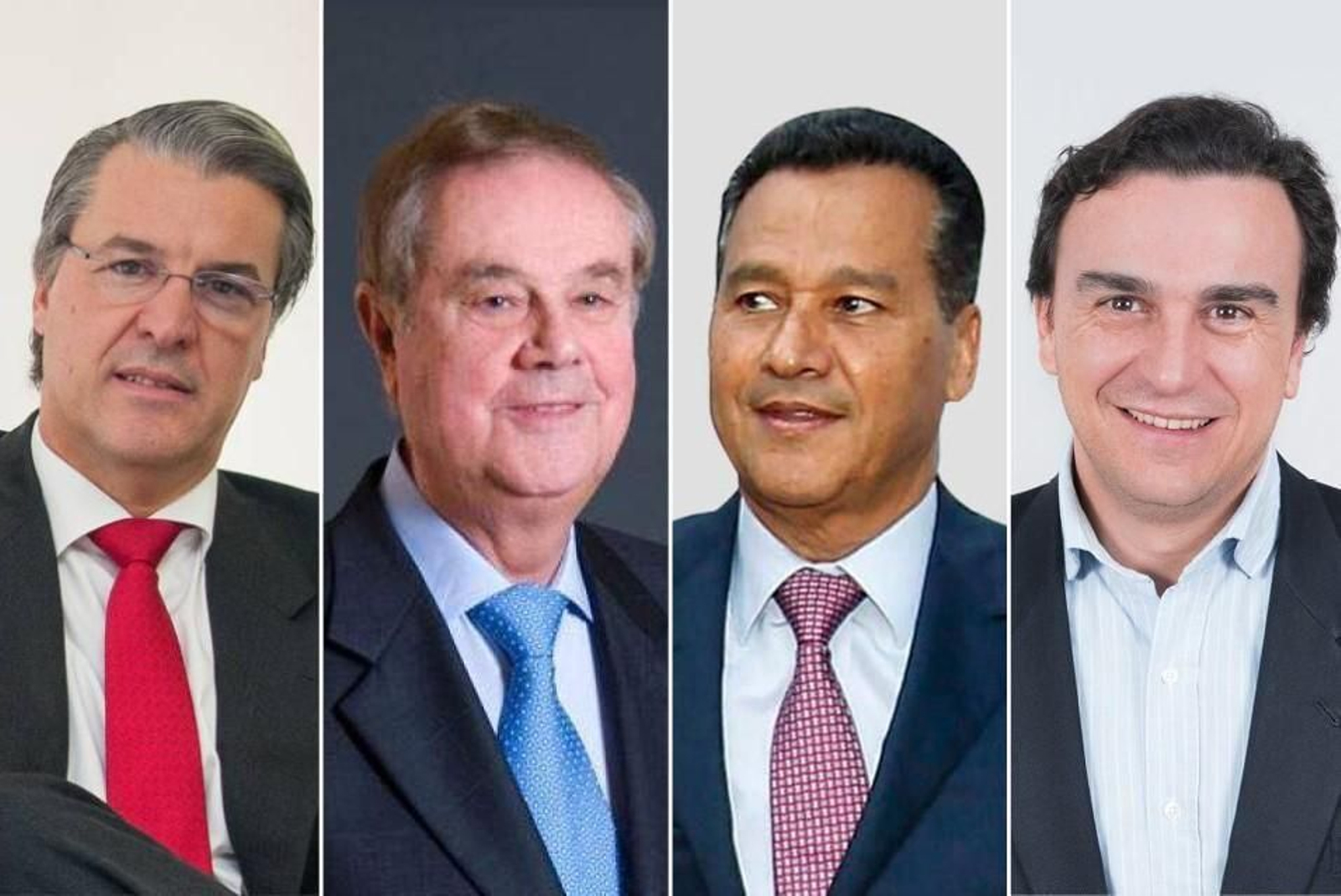 Alfredo Fernández Agras, presidente de NH; Gabriel Escarrer Juliá, presidente de Meliá; Eustasio López, presidente de Lopesan; y Abel Matutes Prat, presidente de Palladium.