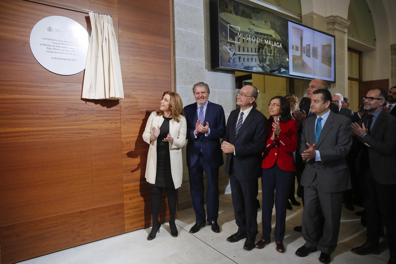Inauguración del Museo de Málaga en La Aduana
