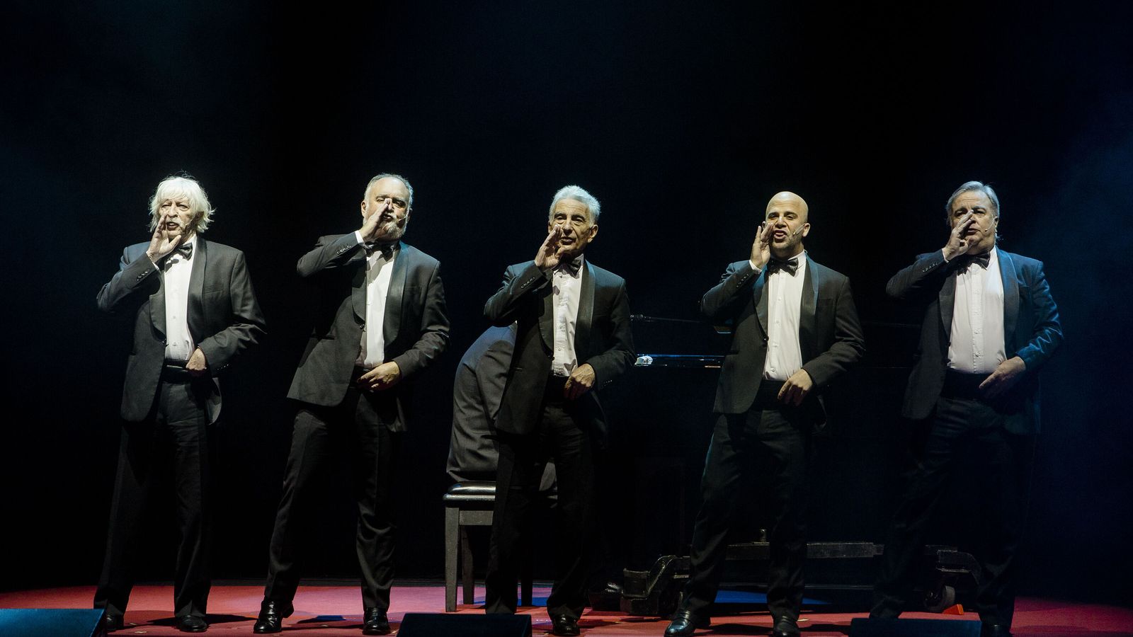 Les Luthiers, anoche en el Teatro Falla de Cádiz.