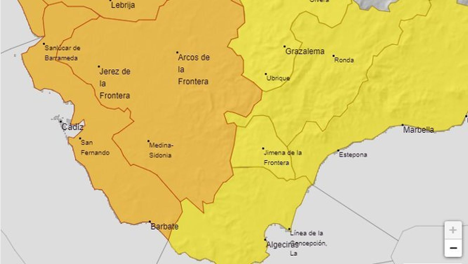 Alertas activas este miércoles en la provincia.