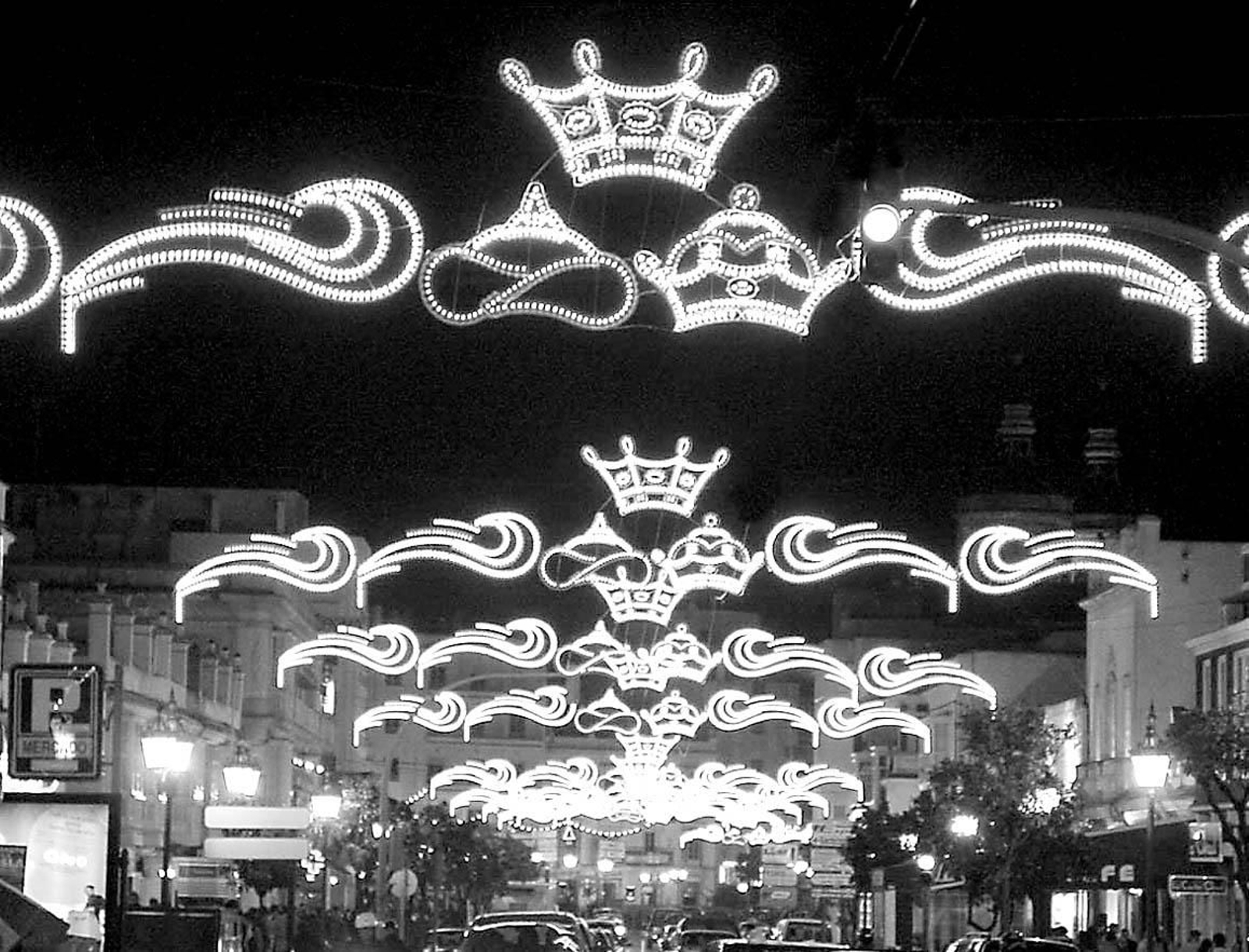 Navidad del año 2001: calle Real