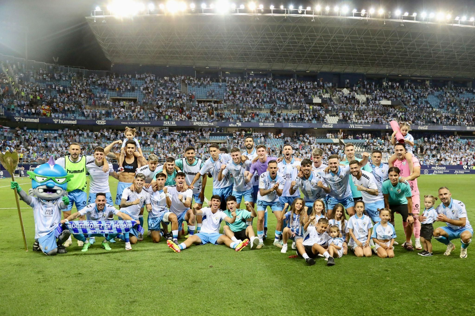 El Málaga CF-Nàstic, en fotos