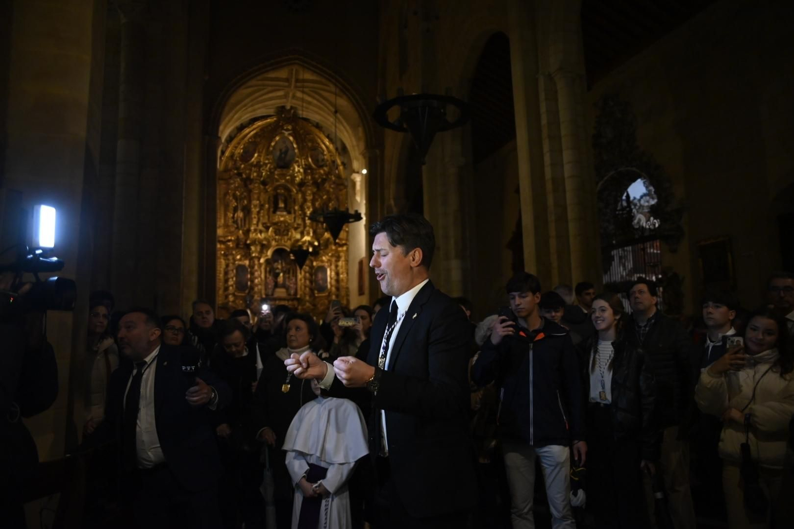 Las imágenes de la hermandad de la Misericordia en San Pedro este Miércoles Santo