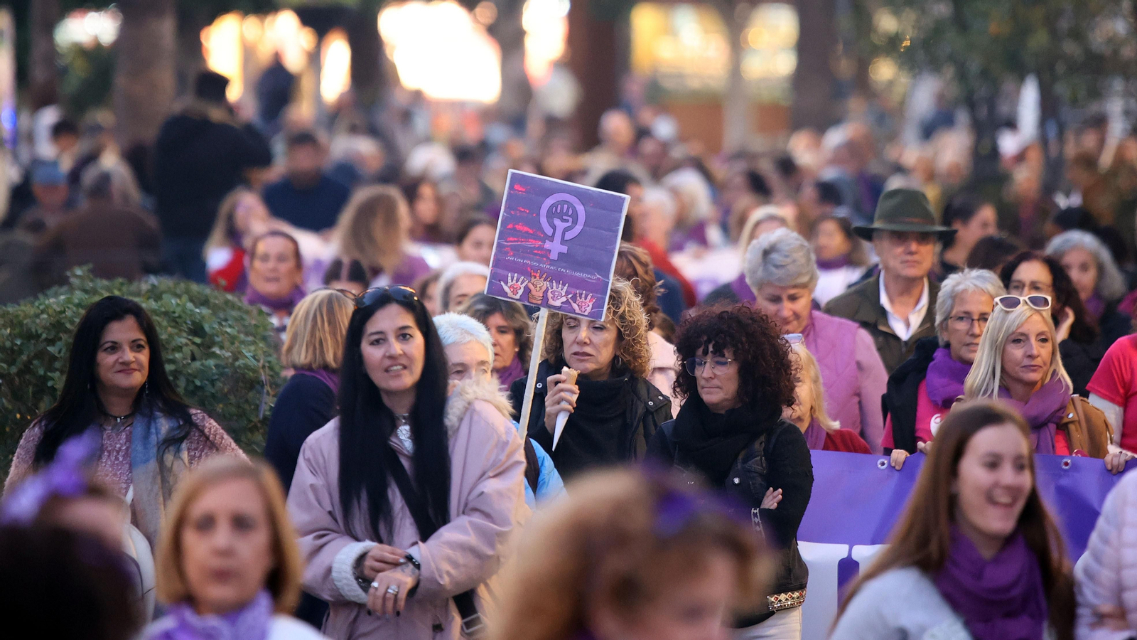Manifestación en Jerez contra las Violencias Machistas