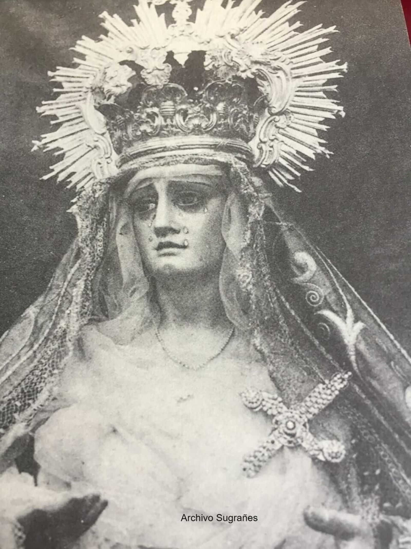 Nuestra Señora del Mayor Dolor, destruida en el asalto a la iglesia de San Francisco en 1936.