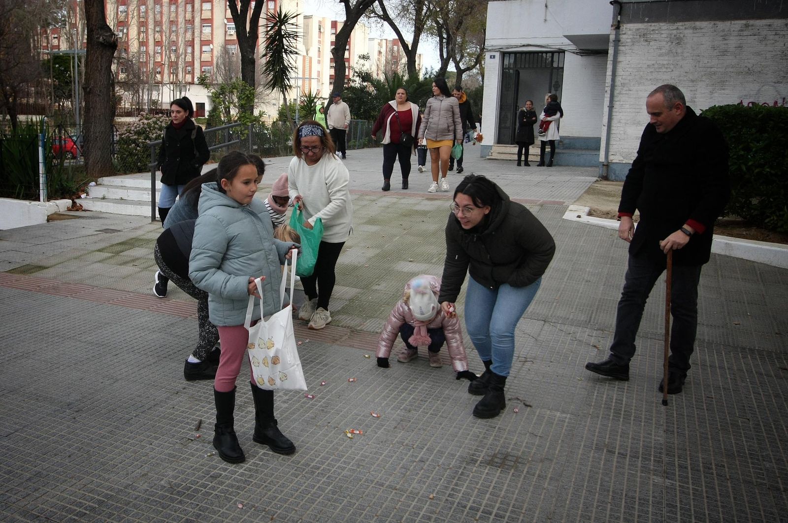 Imágenes de los Reyes Magos en la barriada de la Hispanidad