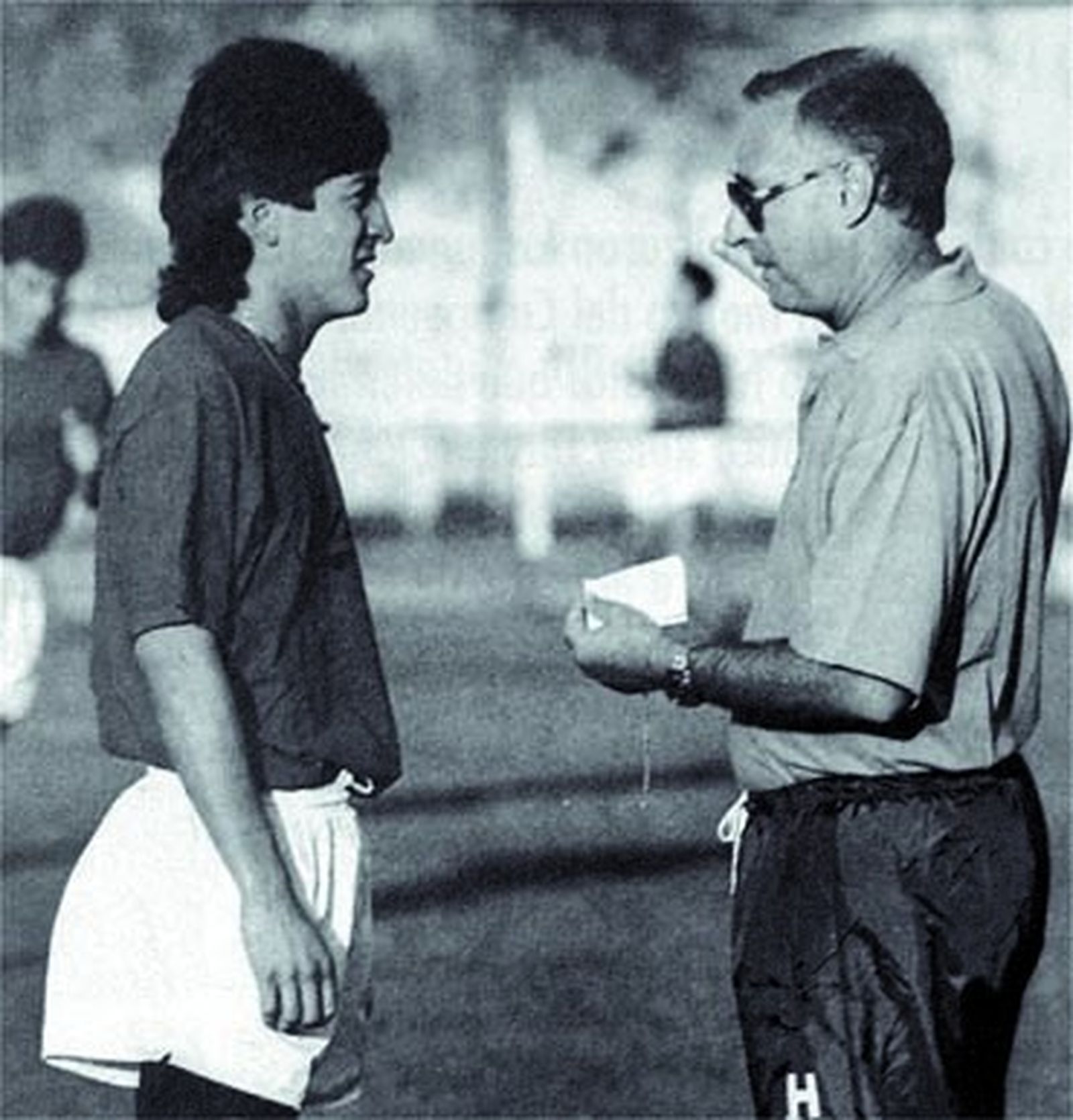 Iván Zamorano y Vicente Cantatore