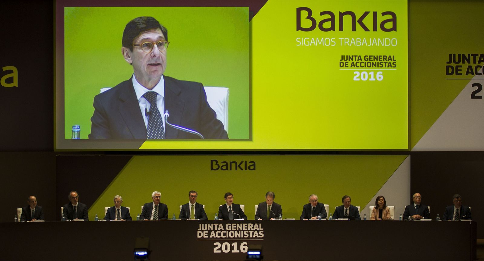 Junta de accionistas de Bankia de 2016.