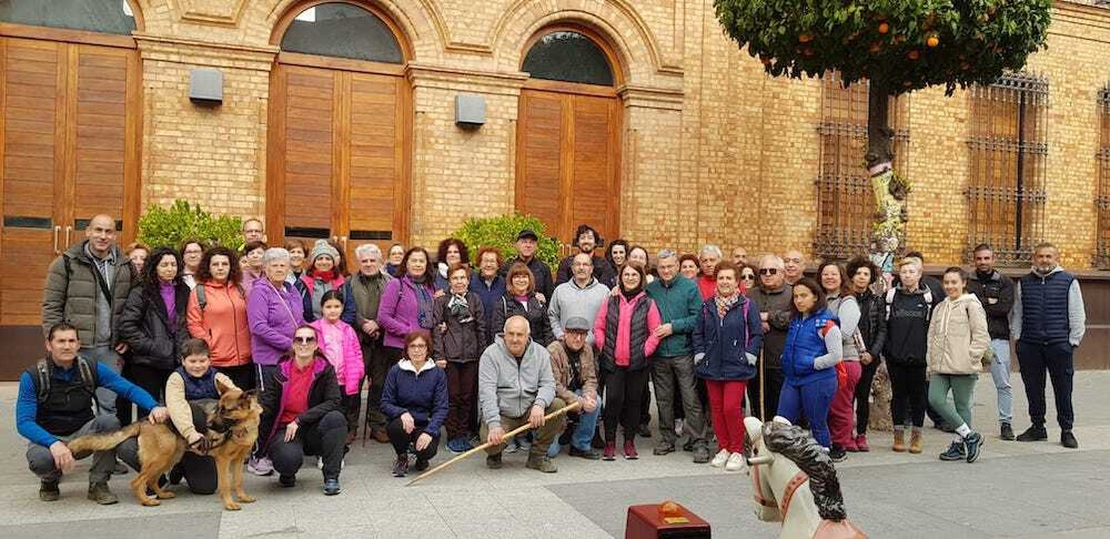 Una ruta a las antiguas 'teleras mineras' pone el broche de oro a los actos conmemorativos del 135 Aniversario del Año de los Tiros en Nerva
