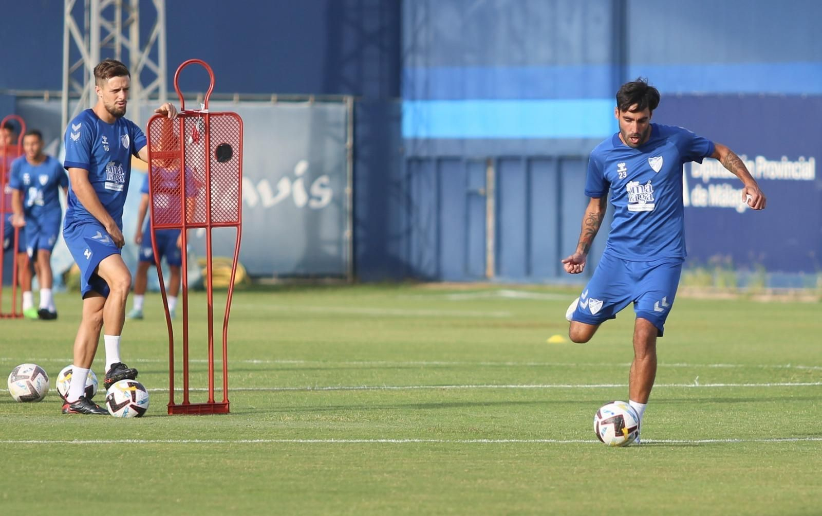 Las fotos de la vuelta los entrenamientos del Málaga CF