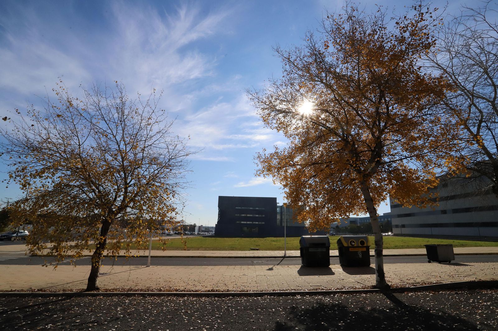 El Campus del Carmen de la Universidad de Huelva, a la espera de retomar su actividad y sobre todo de recibir a los estudiantes.