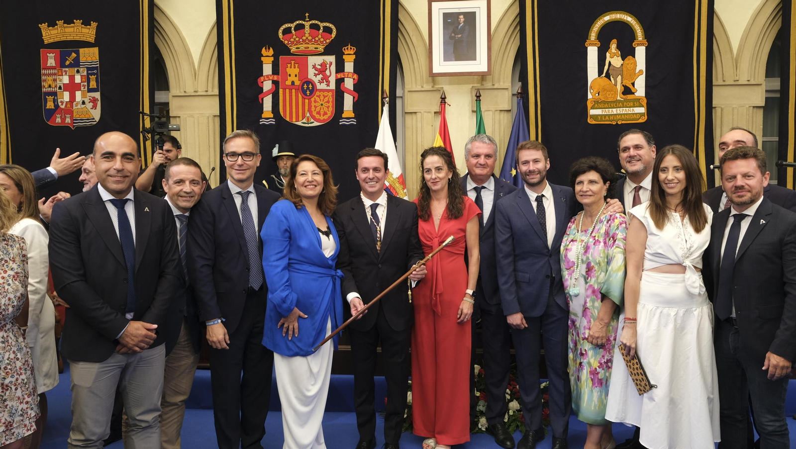 Imágenes del acto de constitución de la Diputación de Almería