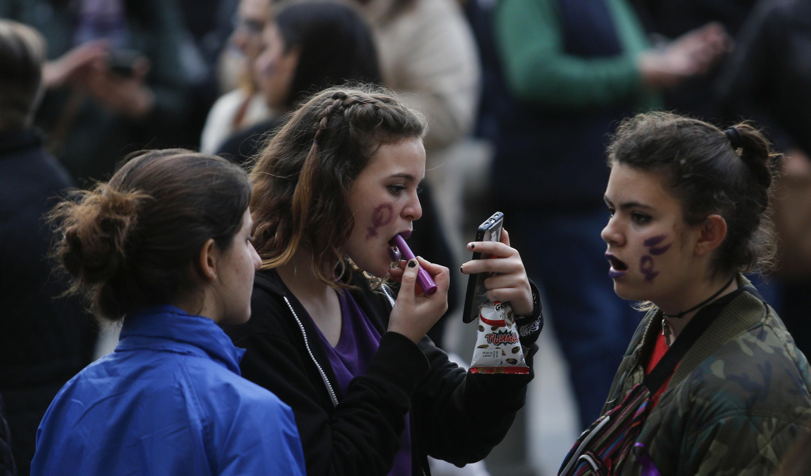 La manifestación del 8M, en imágenes.