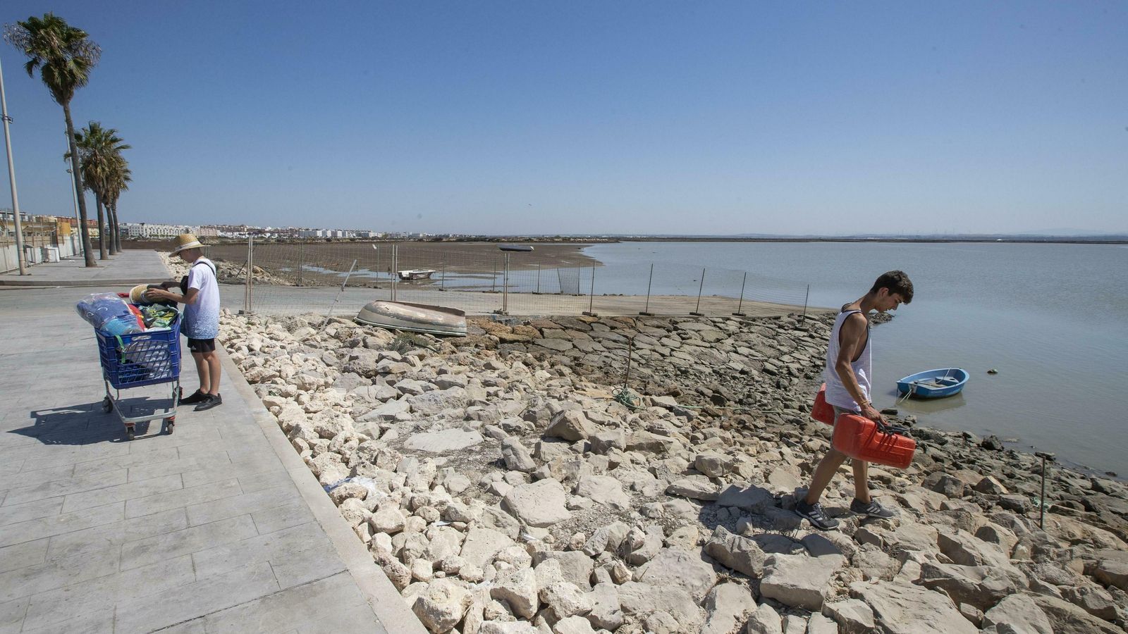 El entorno del muelle de Gallineras, que se ha reurbanizado con las obras.