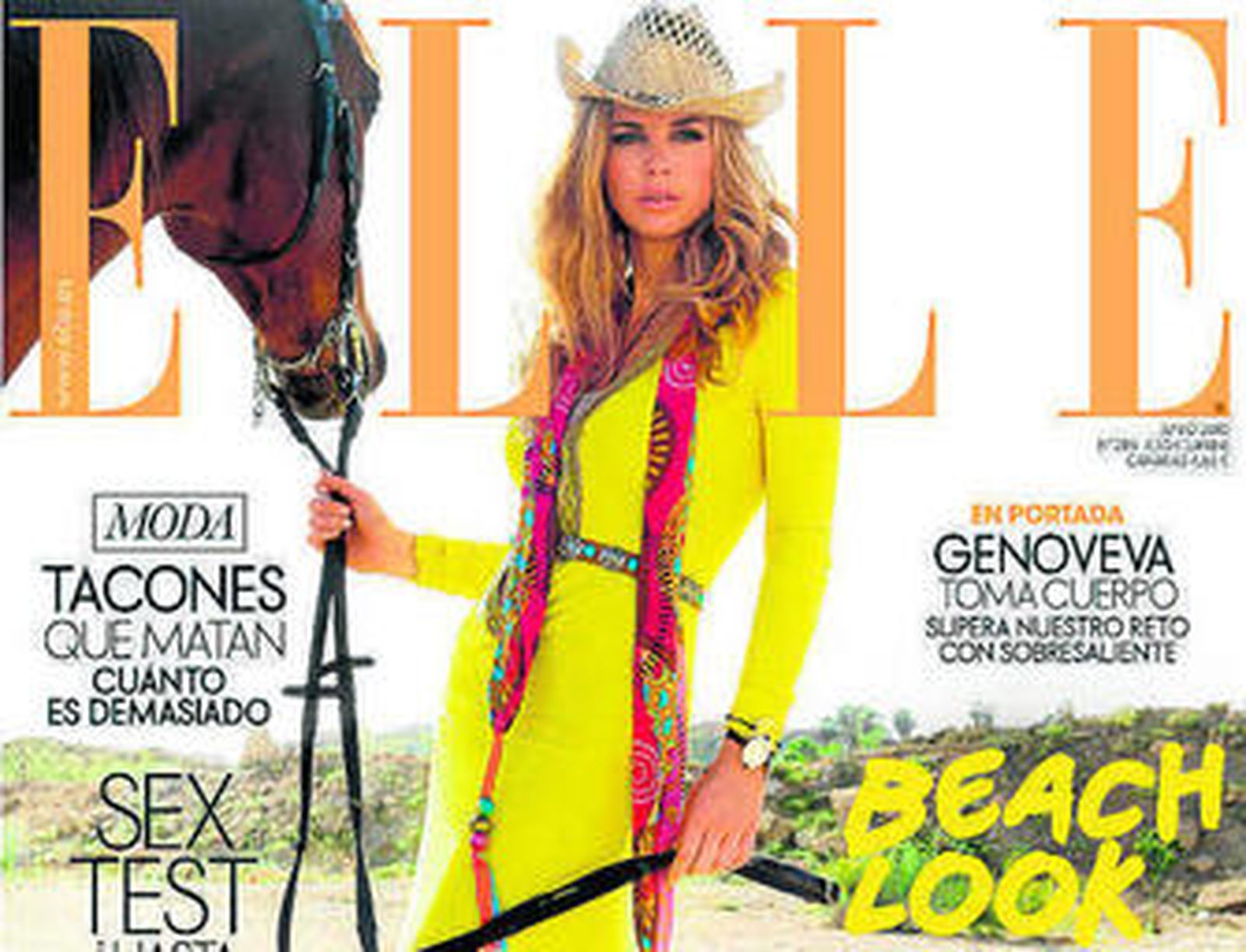 Genoveva Casanova luce más esbelta que nunca en 'Elle'