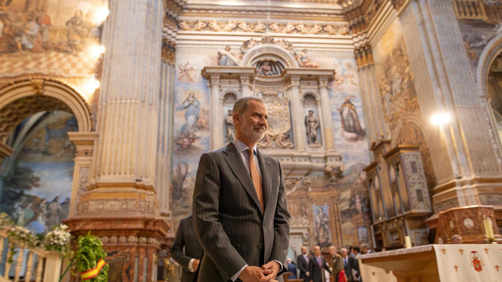 Las fotos de Felipe VI en el Real Monasterio de San Jerónimo de Granada en la reunión de las Reales Maestranzas de España