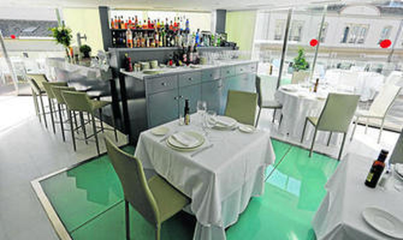 El restaurante con terraza de la última planta del Museo Taurino.