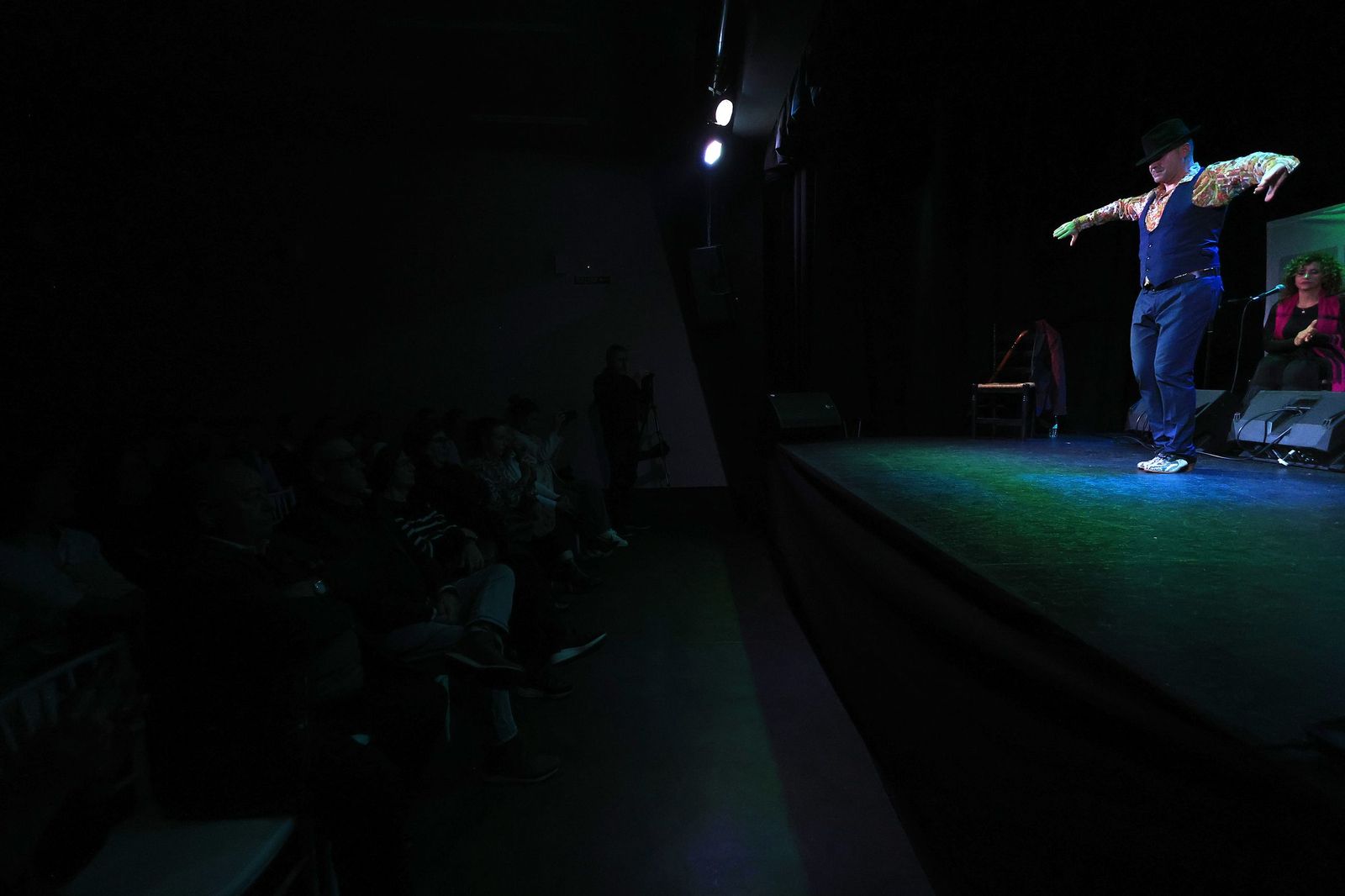 Fotos del espectáculo "Mi sentir flamenco" de David Lozano en el Centro Paco de Lucía de Algeciras