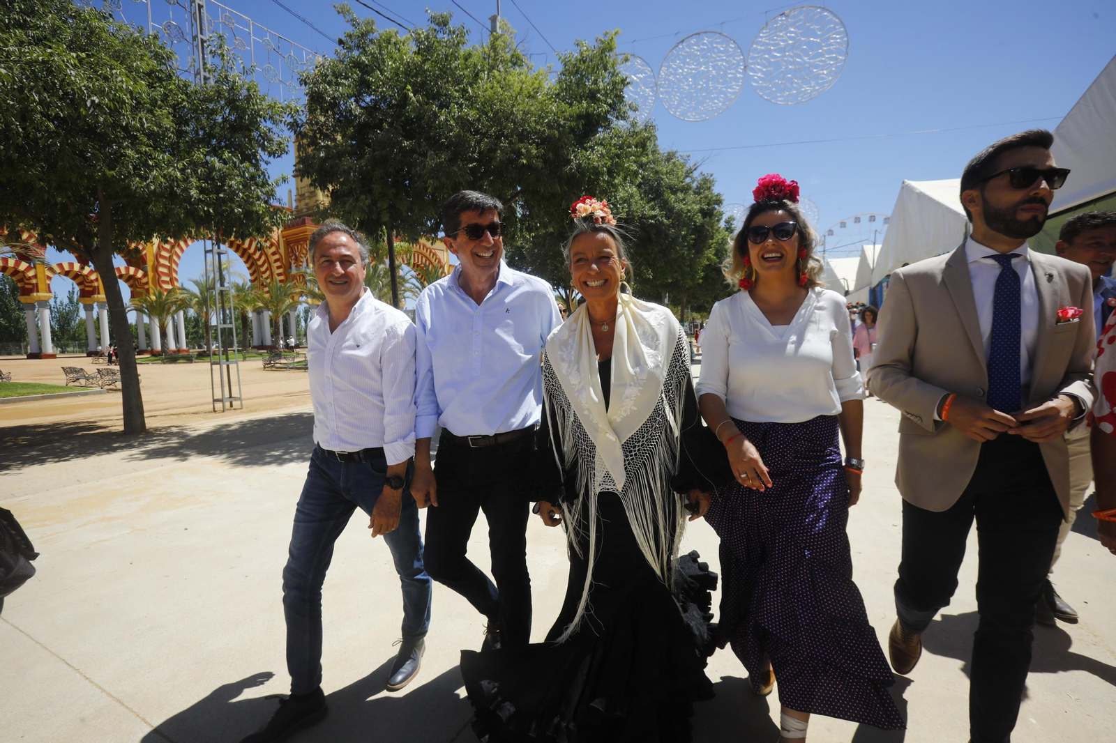 La visita de Juan Marín a la Feria de Córdoba, en imágenes.