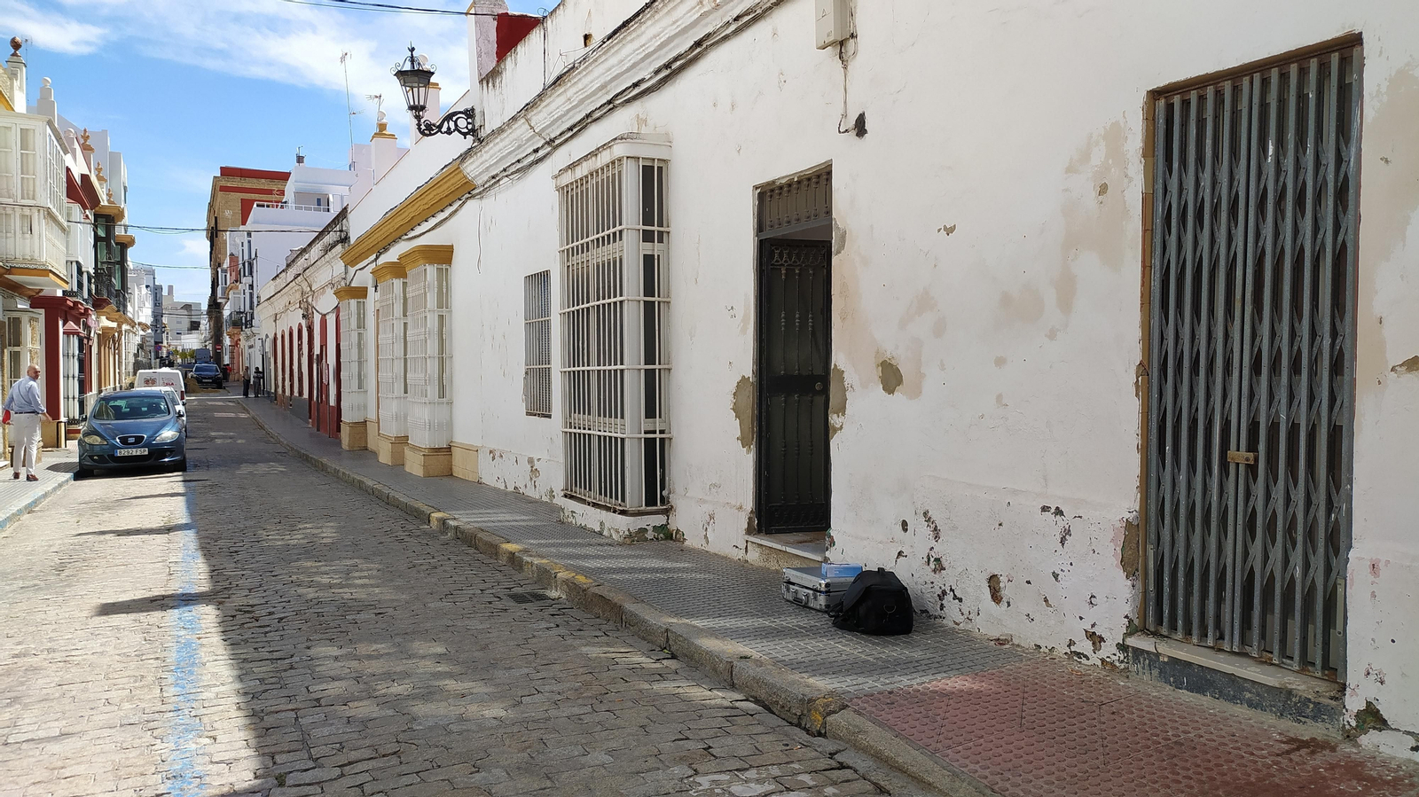 Domicilio en el que residía el hombre fallecido con su madre de 97 años.
