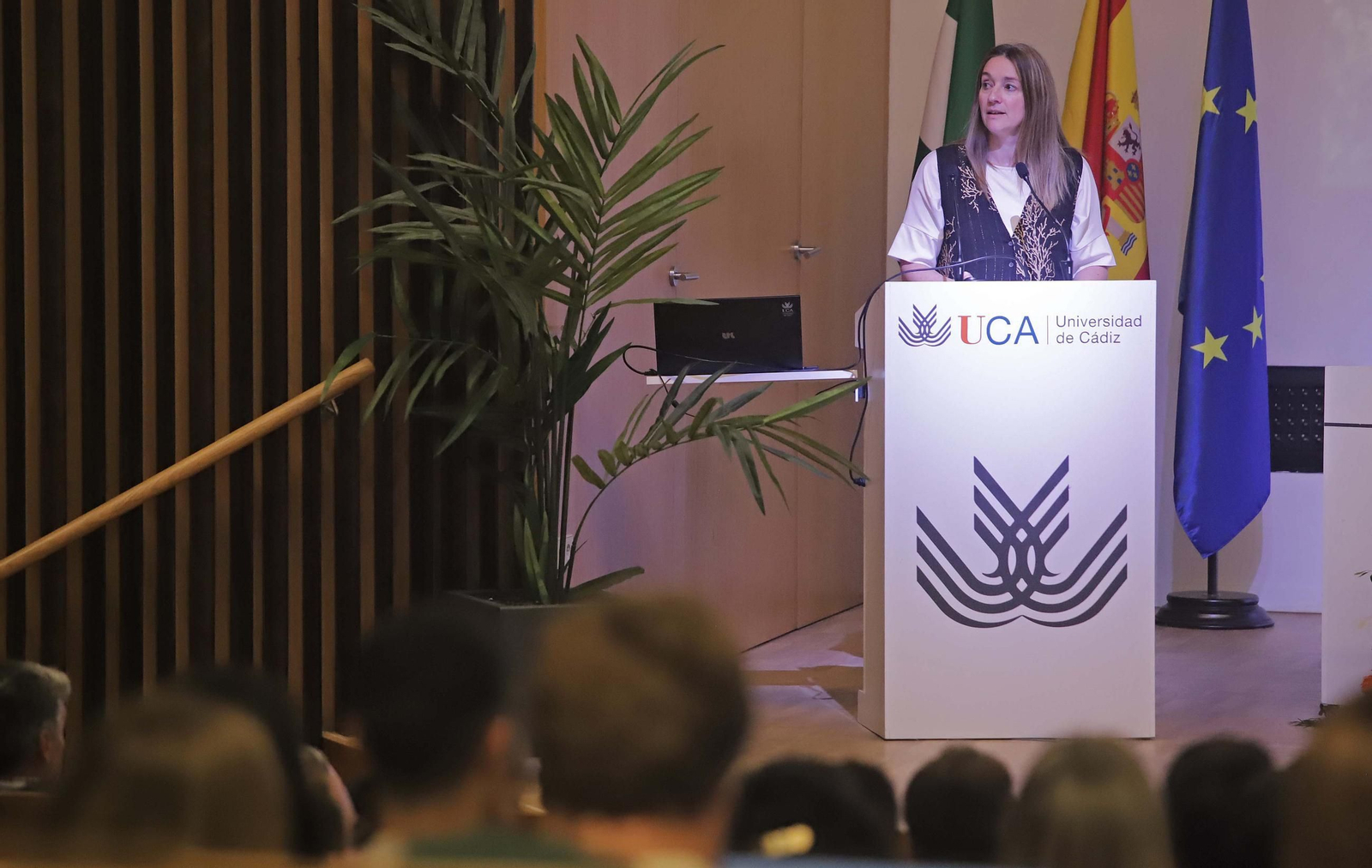 Fotos de la segunda jornada del congreso Rh2edin de energías limpias en la ETSI de Algeciras