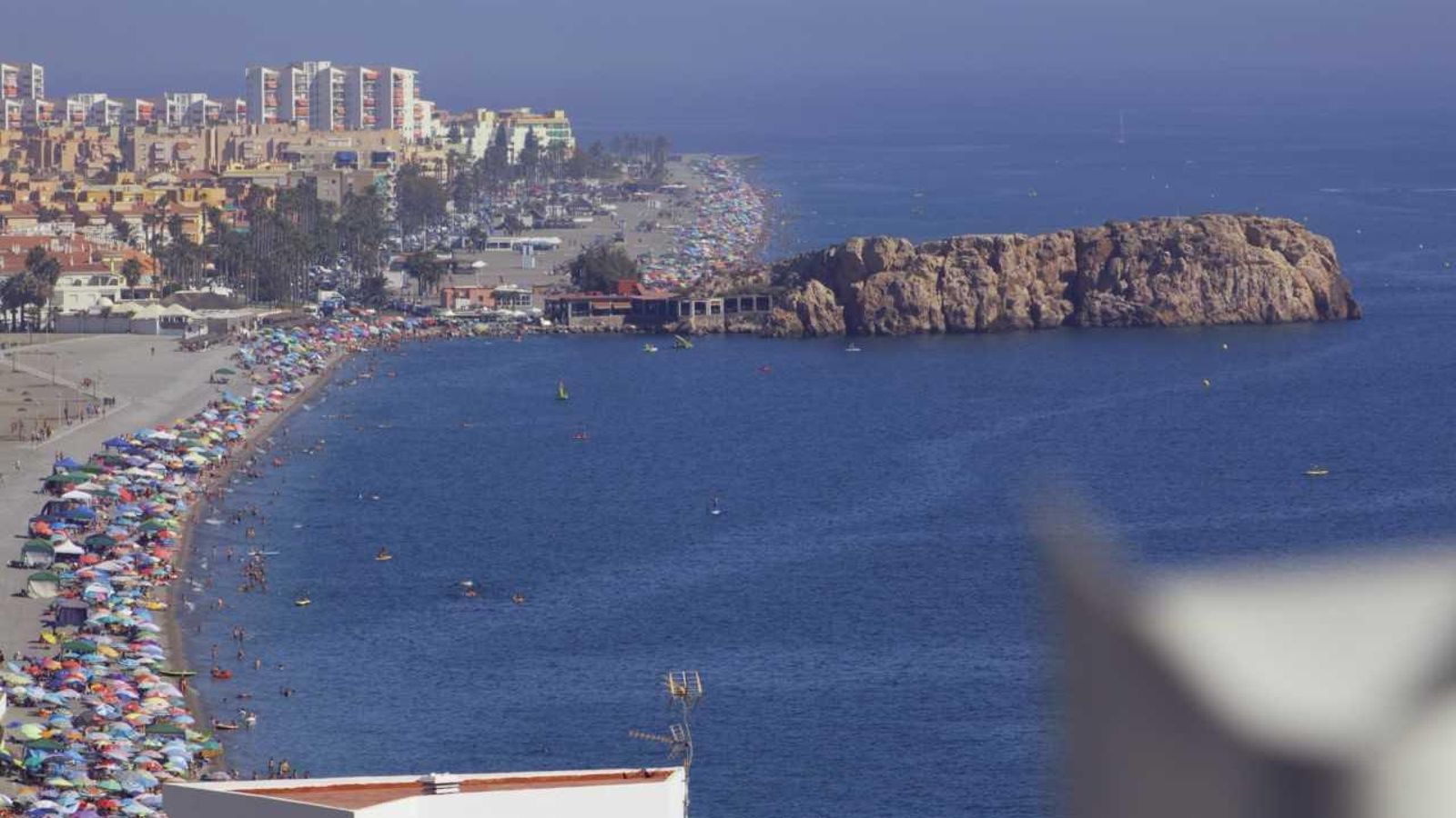 Salobreña, también al completo.