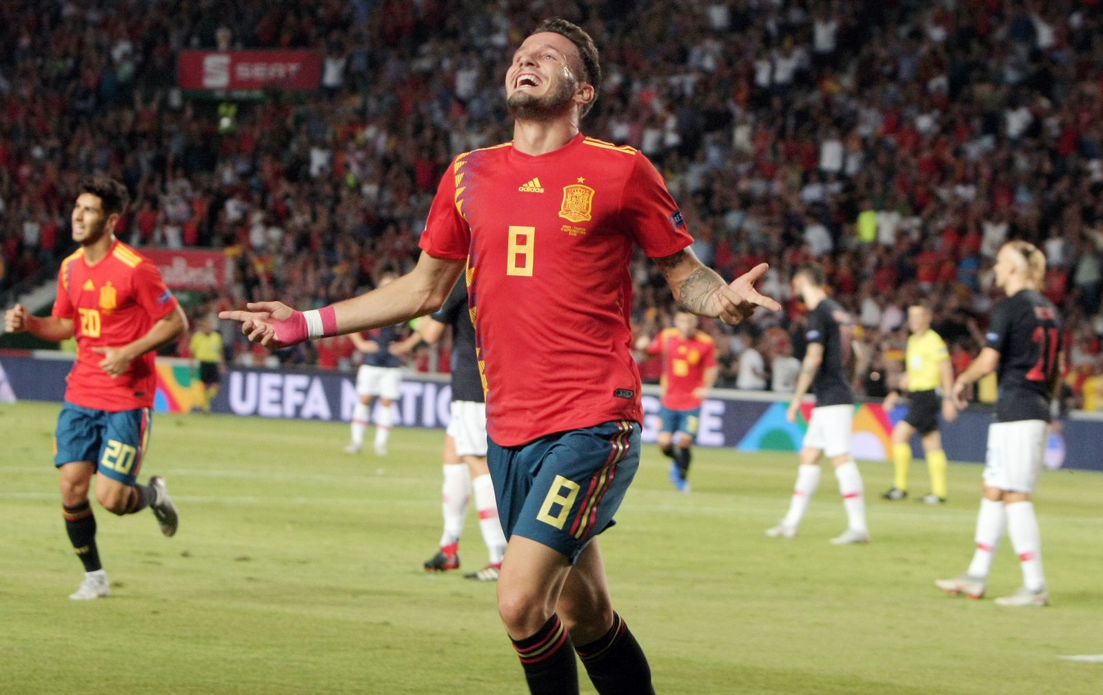 Las imágenes del España-Croacia