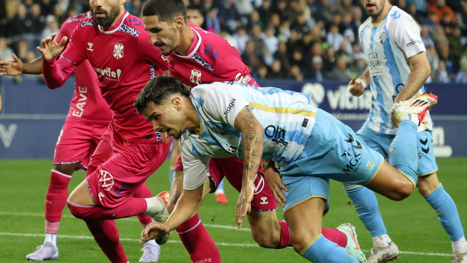 El Málaga CF-CD Tenerife, en fotos