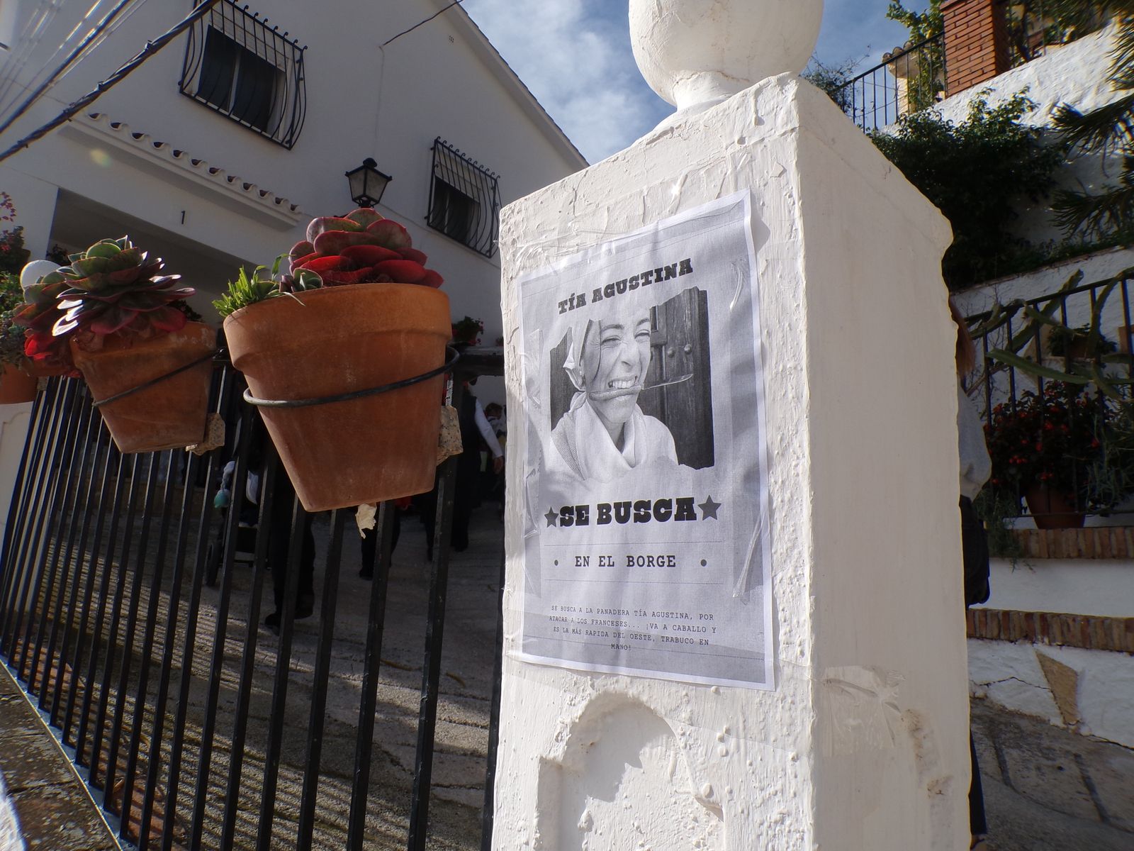 Recreación de la historia de 'Tía Agustina', la panadera de El Borge, en fotos