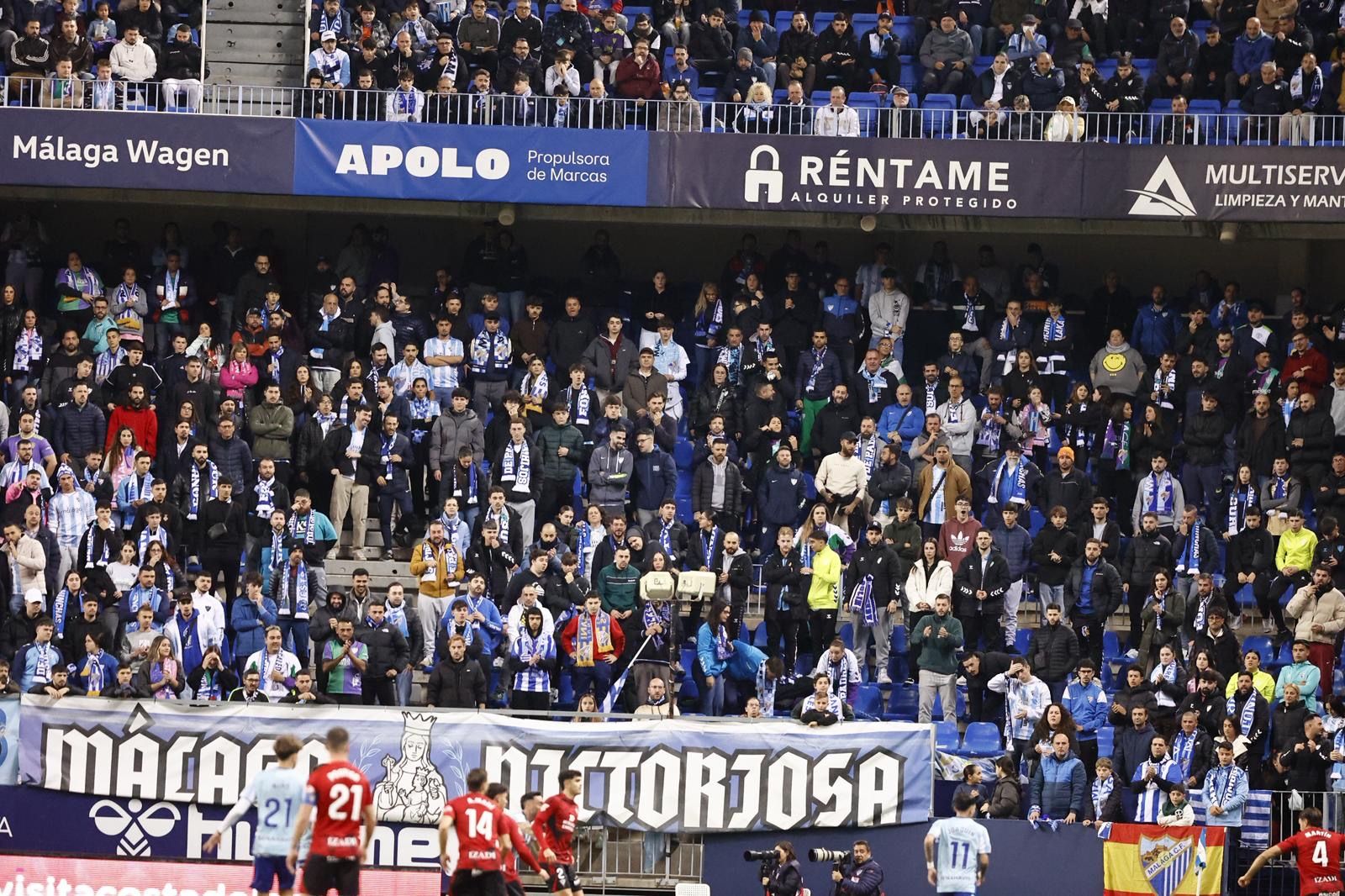 Búscate en las gradas de La Rosaleda en el Málaga CF-Mirandés