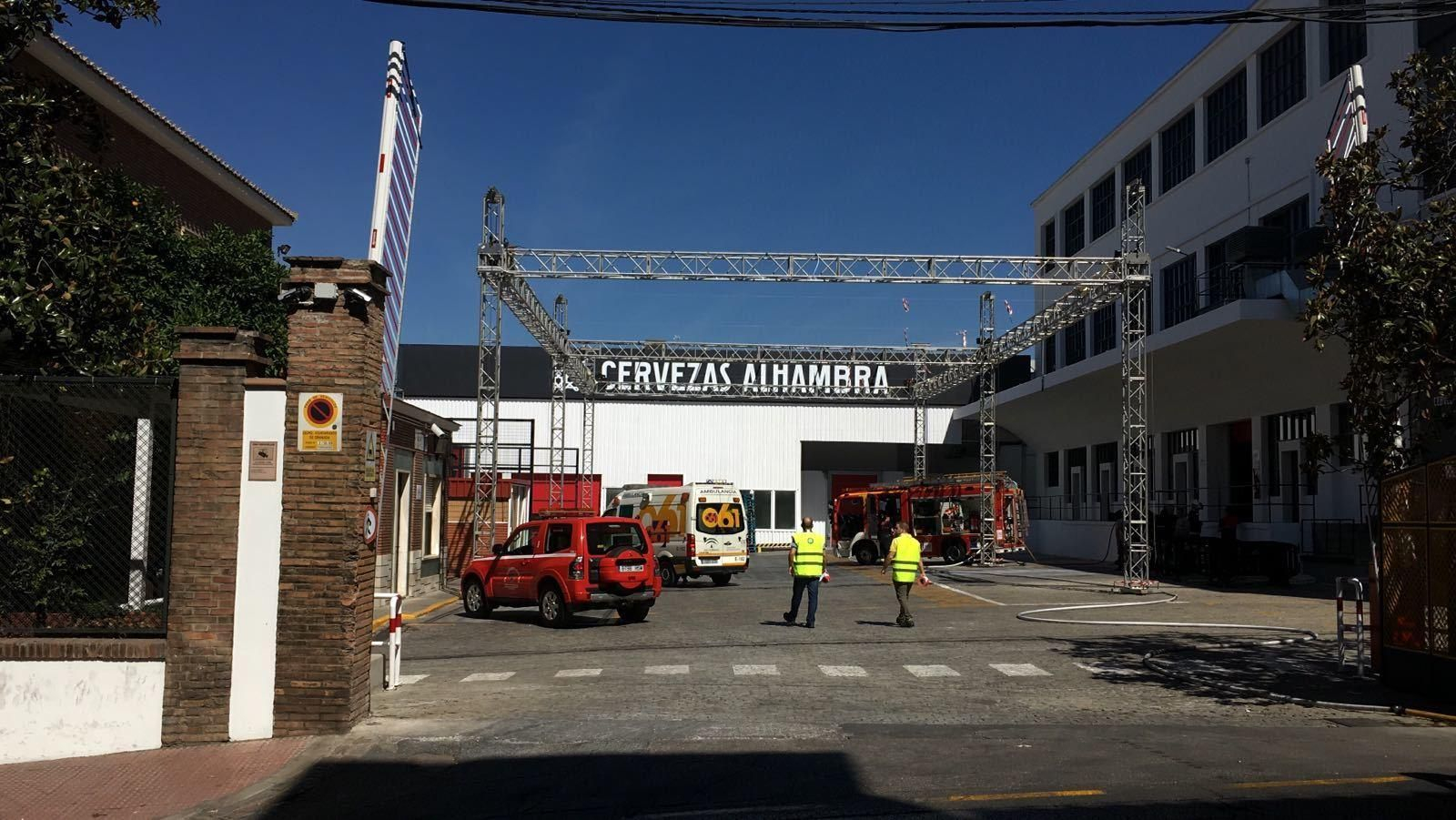 Recinto de la fábrica de Cervezas Alhambra.