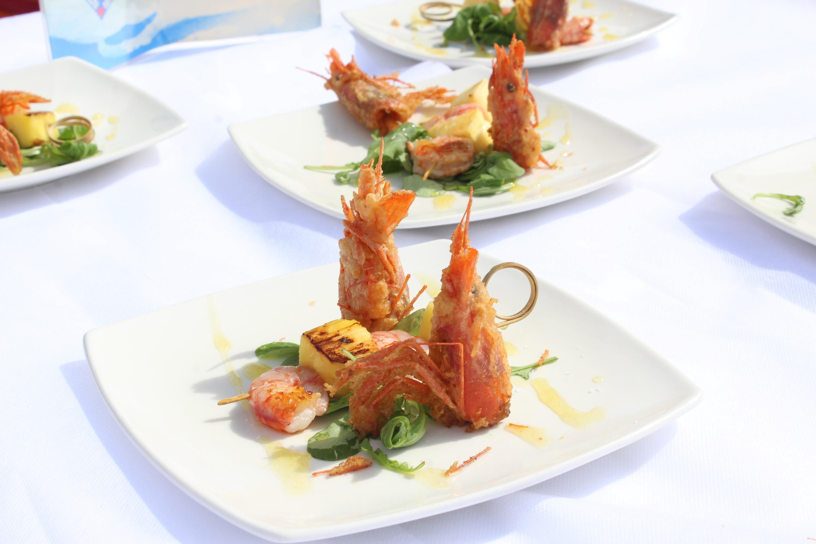 Imágenes de la presentación de la Feria de la Gamba Roja de Garrucha