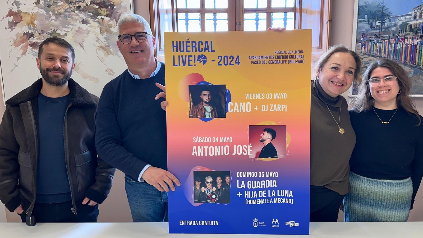 Presentación del Huércal Live 2024.