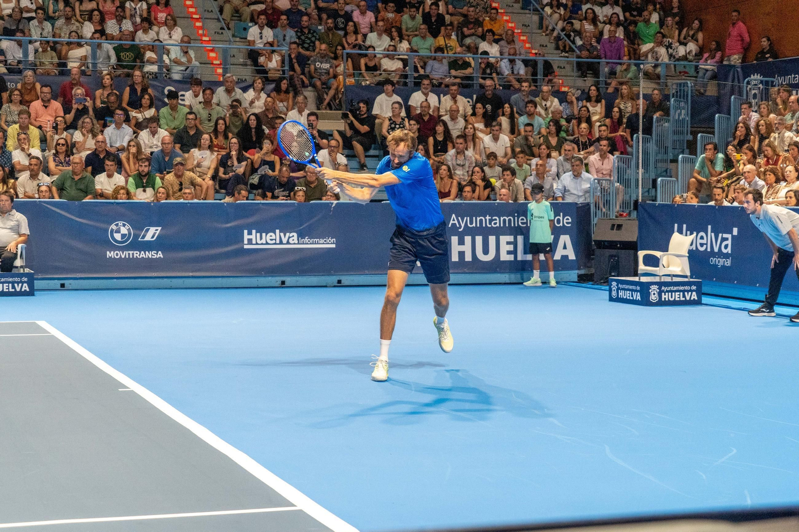 Imágenes de la final masculina de la Copa del Rey de tenis entre Daniil Medvedev y Alejandro Davidovich