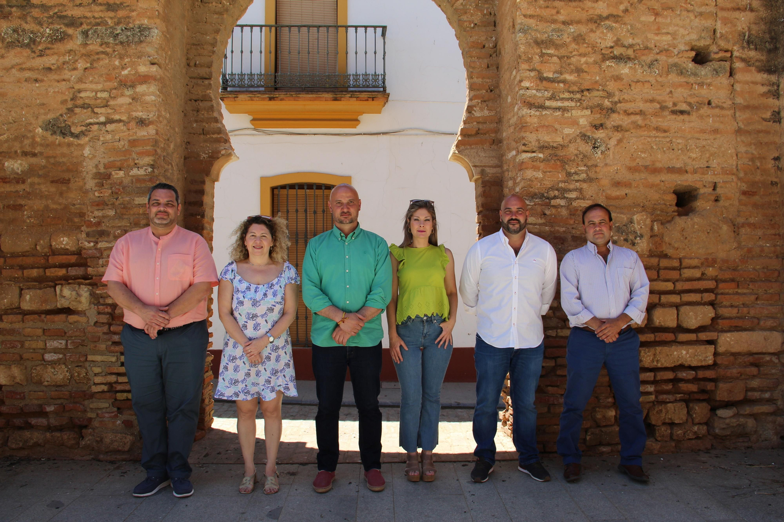 Equipo que conforma la candidatura de Vox en Niebla