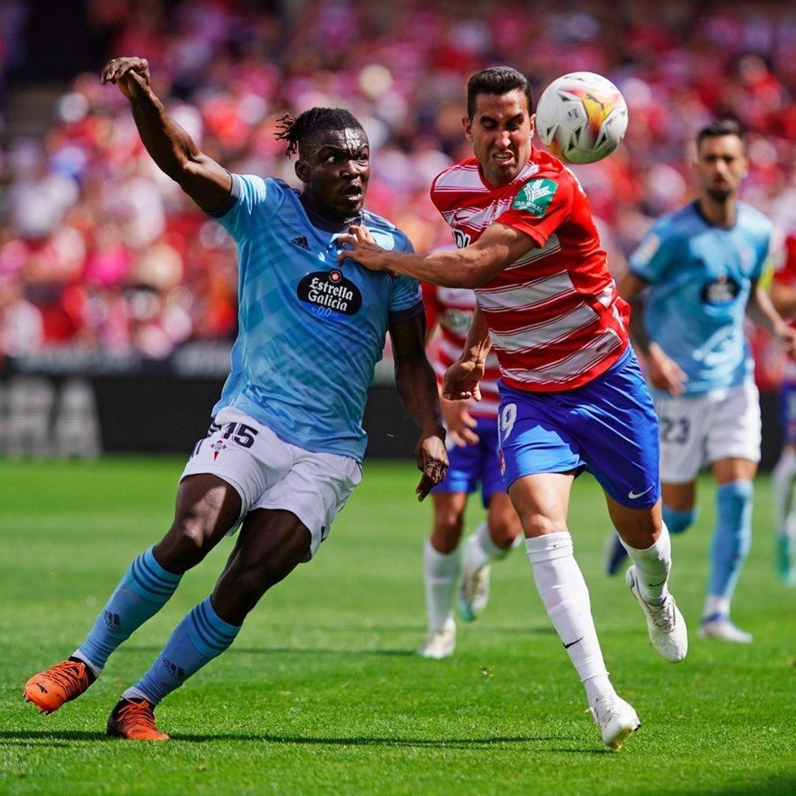 Montoro disputó sus últimos minutos en Los Cármenes ante el Celta de Vigo.