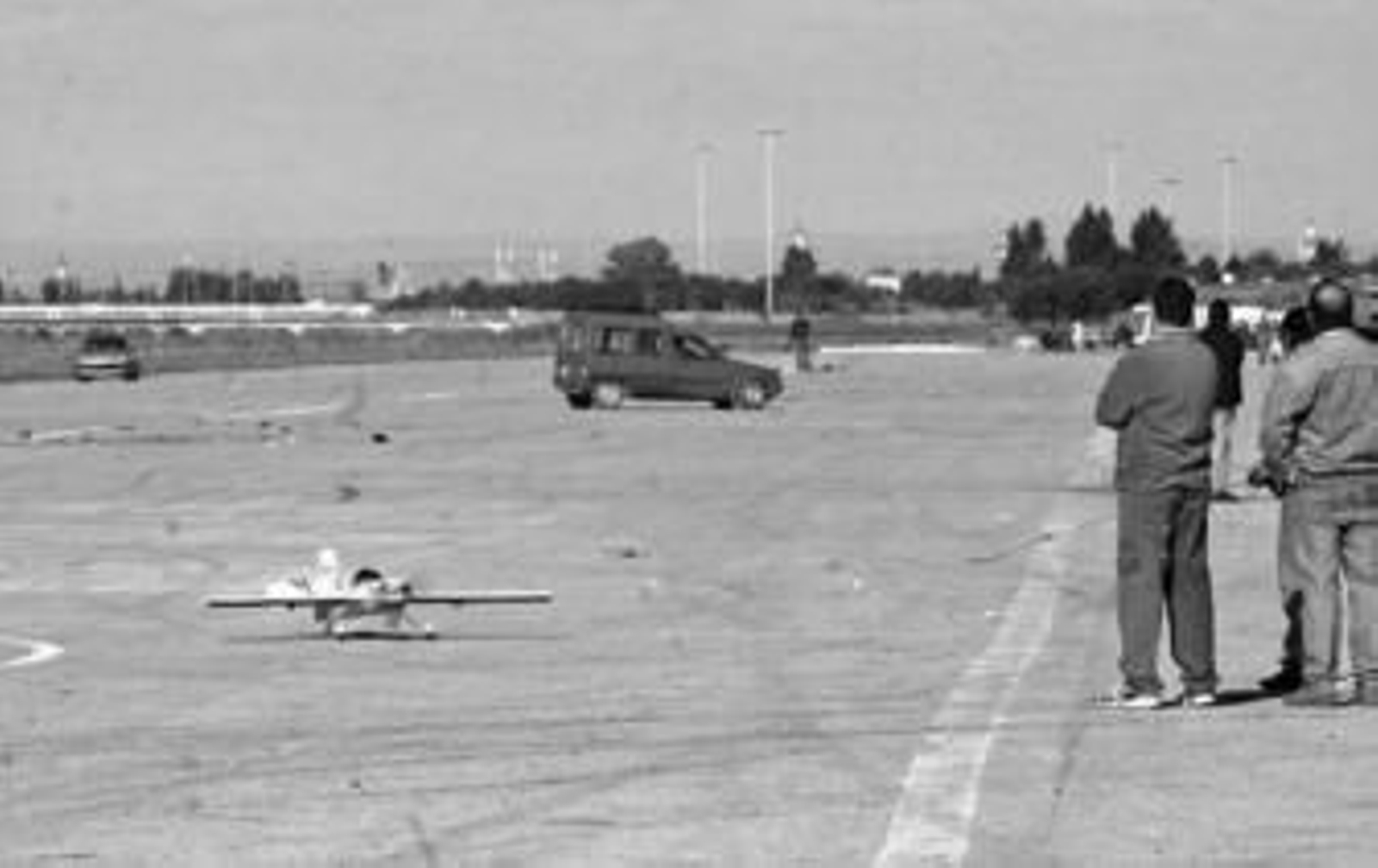 La pista del antiguo aeródromo donde tuvo lugar el accidente.