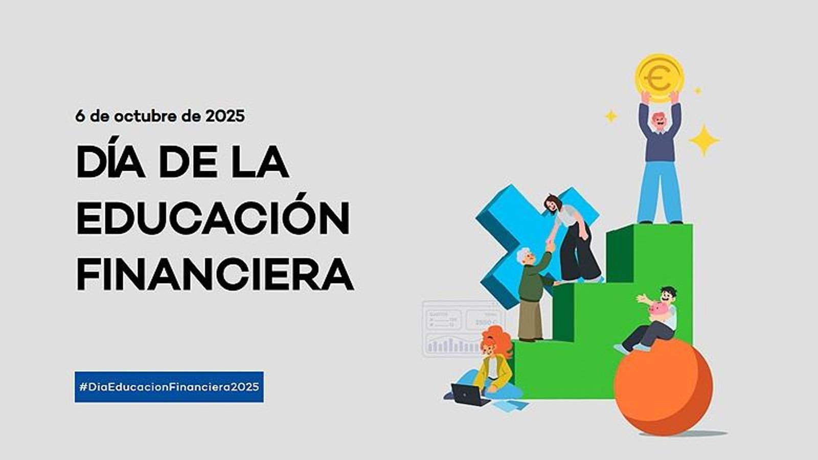 Cartel elaborado por el Día de la educación financiera