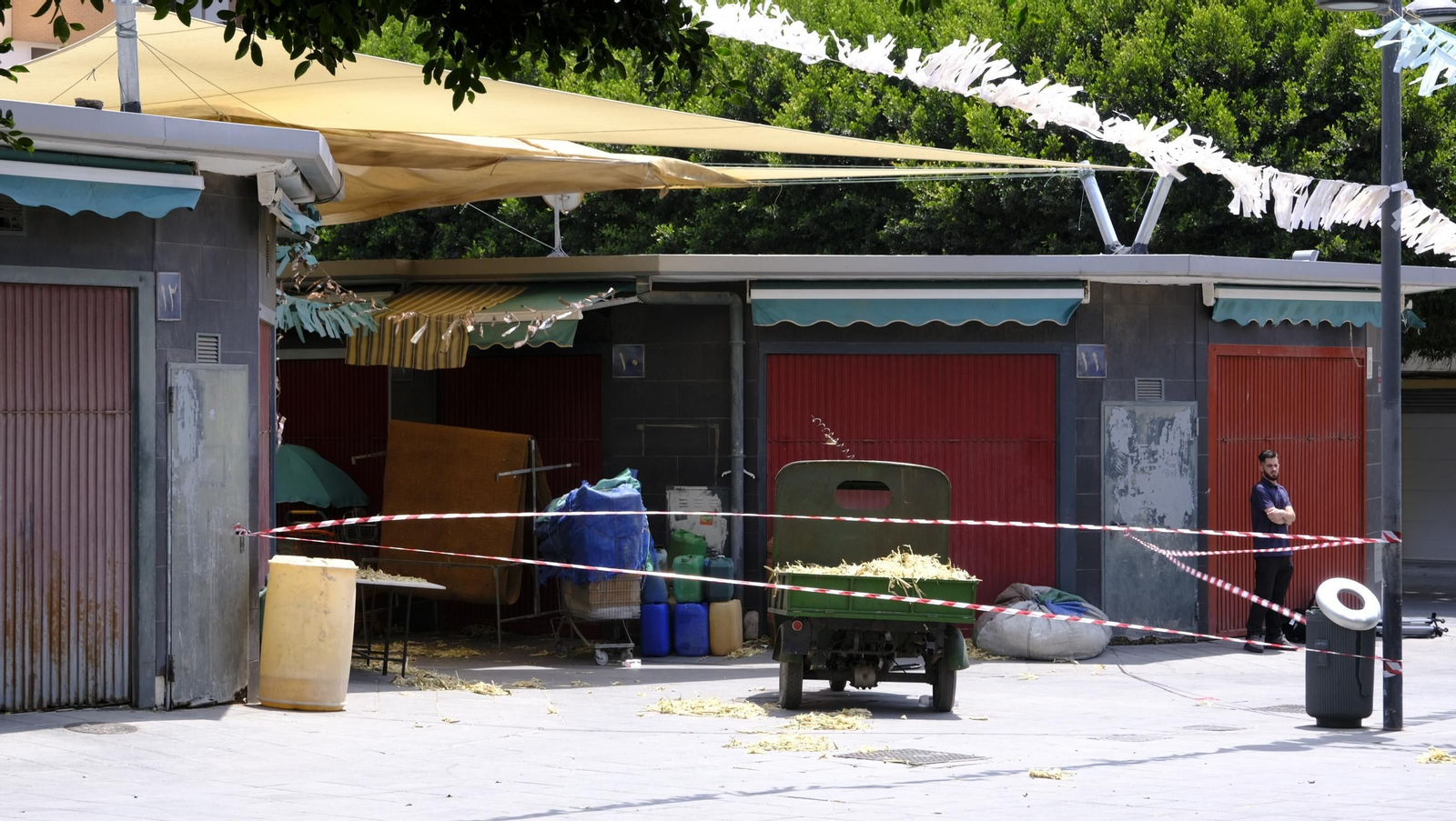 Imágenes del rodaje de la película "La Momia" en Almería