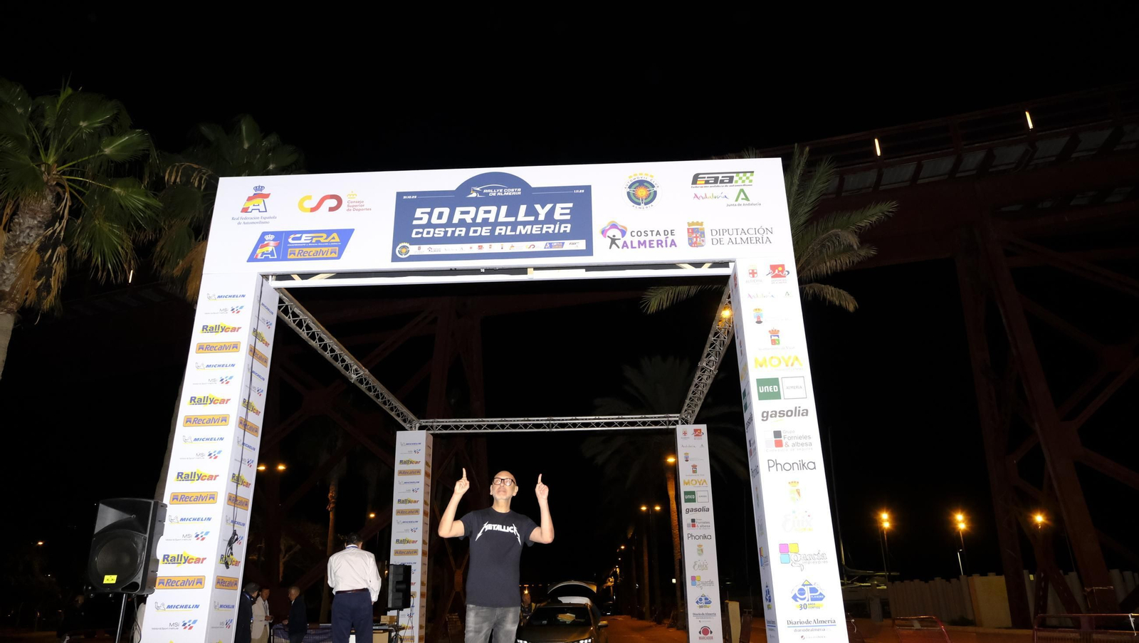 La salida de la 50 edición del Rallye Costa de Almería, en imágenes