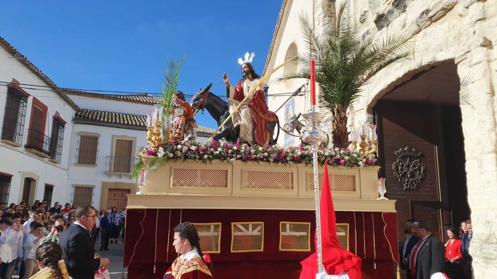 La procesión de la Borriquita en Castro del Río, en imágenes