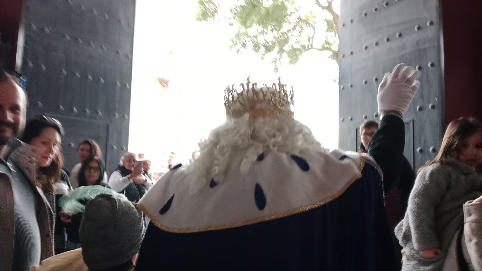 Los Reyes Magos, en la parroquia de la Bazán en San Fernando
