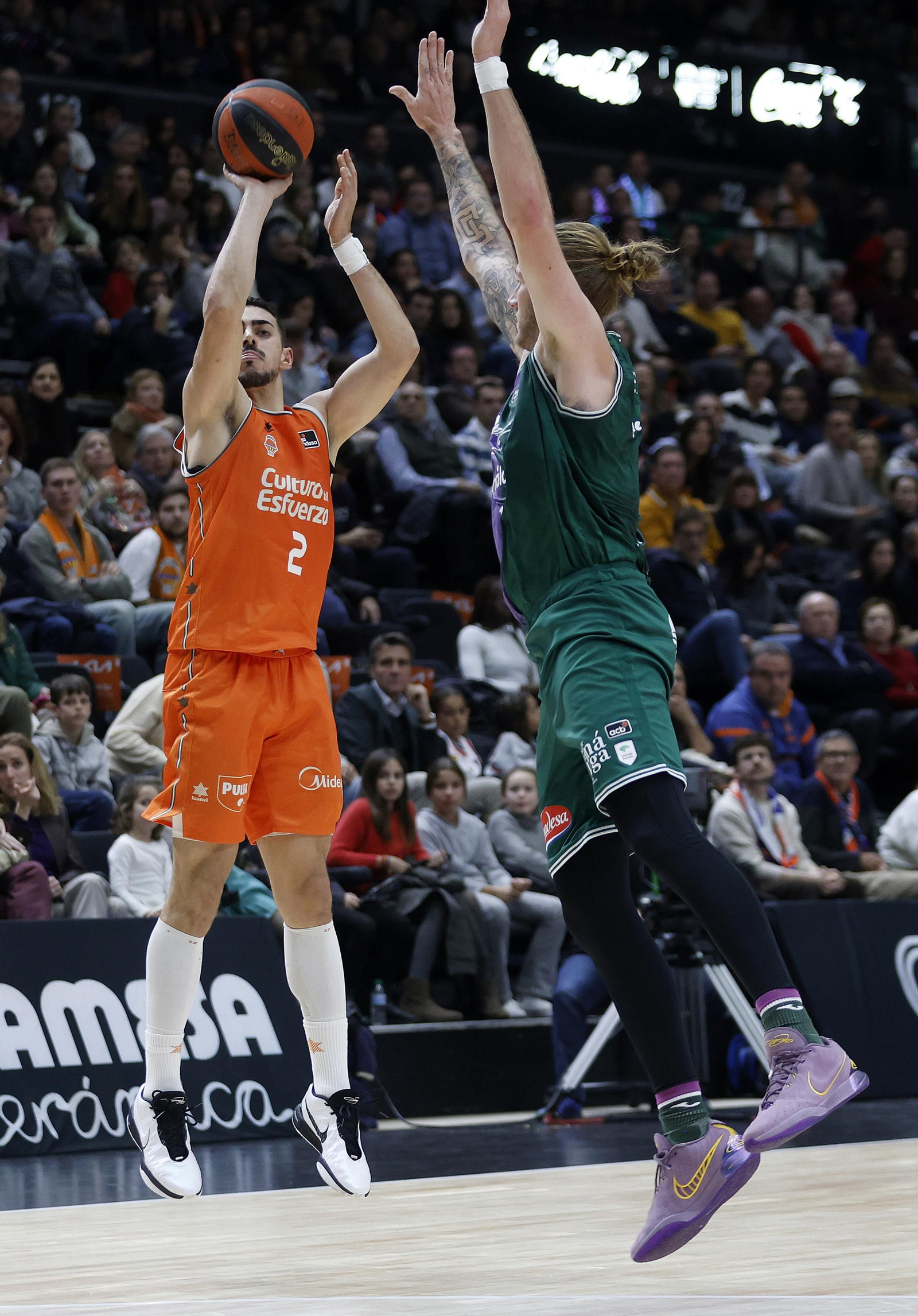 El Valencia Básket - Unicaja, en fotos