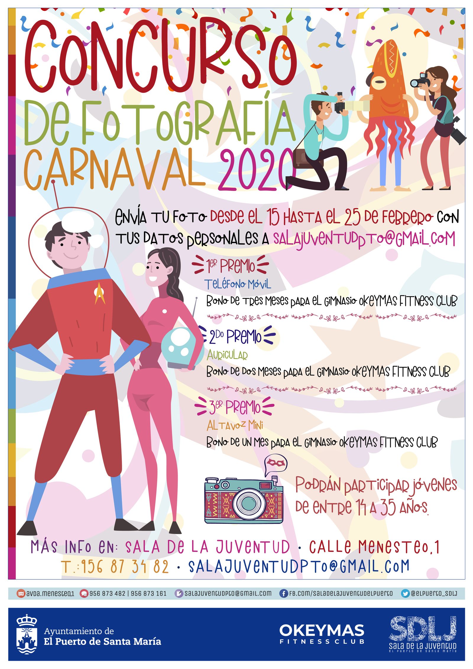 El área de Juventud organiza el concurso fotográfico.