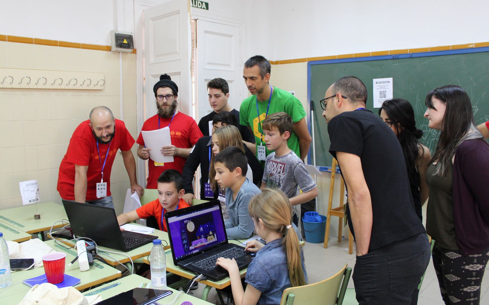 Actividad en un centro Guadalinfo de la provincia.