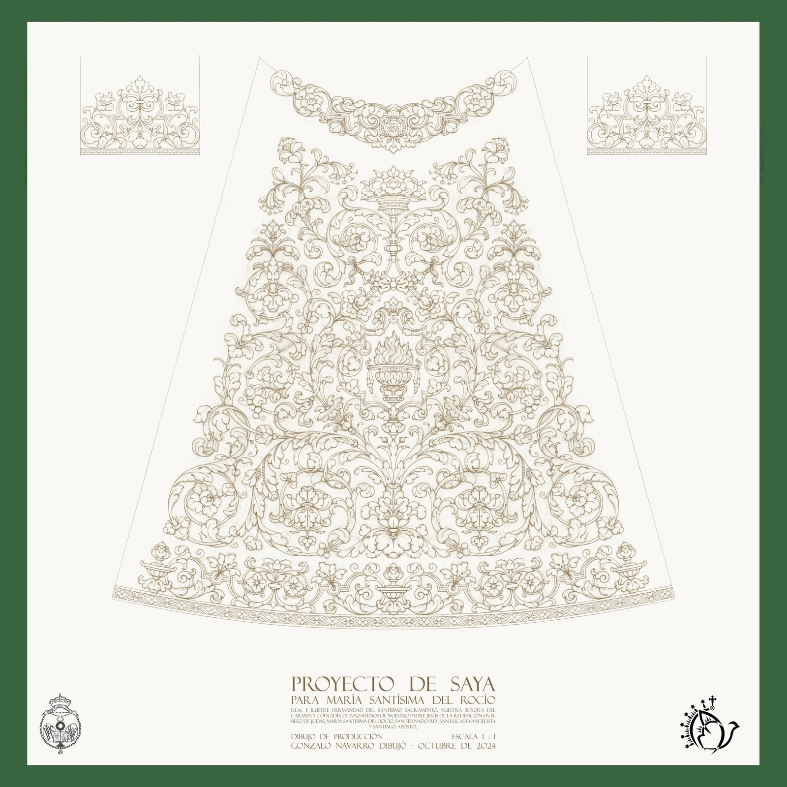 El diseño de esta saya